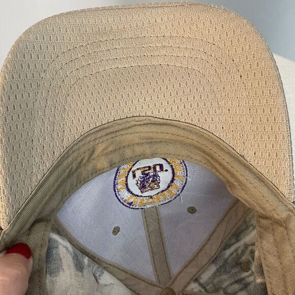 LSU Trucker Hat Tigers Mossy Oak Camo Ball Cap College Football Adjustable - Picture 12 of 12